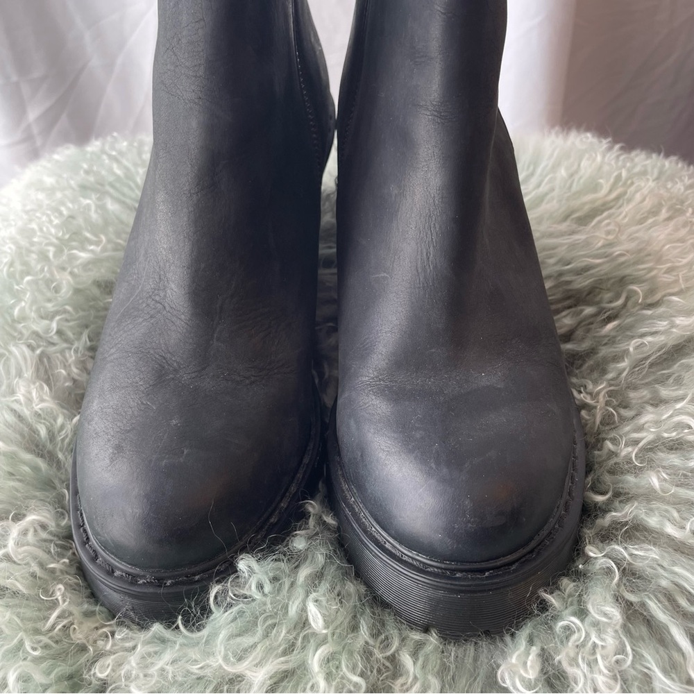 Dr. Martens Black Heeled Boots - Picture 5 of 11